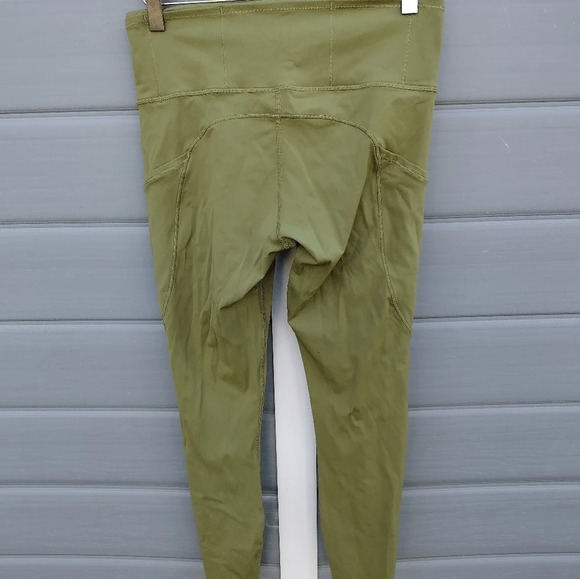 Lululemon Fast And Free 25" Hi-Rise Tight Bronze Green 8 (W5BXQS) - Picture 5 of 6